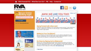 
                            10. RVA Financial FCU - Online Banking Community