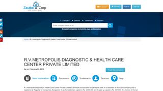 
                            12. R.V.METROPOLIS DIAGNOSTIC & HEALTH CARE CENTER ...