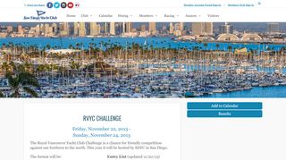 
                            11. RVYC Challenge - San Diego Yacht Club