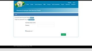 
                            4. Rwanda Employee Self-Service Portal - Log in - MIFOTRA self ...