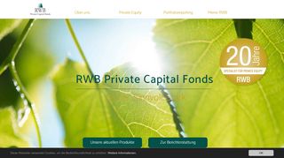 
                            3. RWB AG | Spezialist für Private Equity | Seit 1999