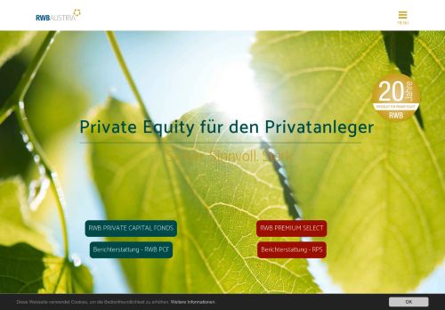 
                            5. RWB Austria GmbH | Spezialist für Private Equity | Seit 1999