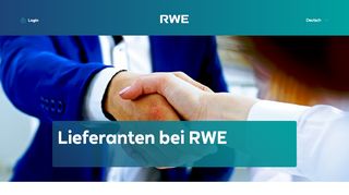
                            1. RWE Lieferantenportal