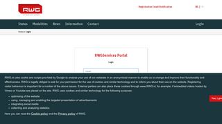 
                            1. RWGServices Portal - Login