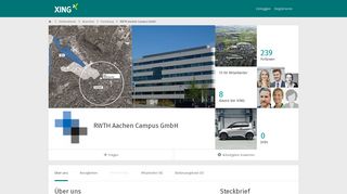 
                            11. RWTH Aachen Campus GmbH als Arbeitgeber | XING Unternehmen