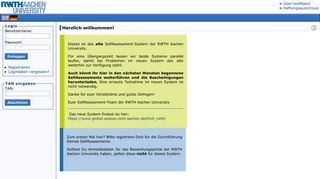 
                            3. . RWTH SelfAssessment :: testMaker - SelfAssessments