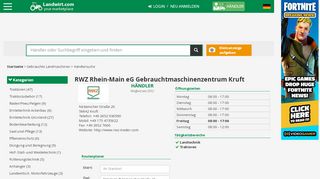 
                            7. RWZ Rhein-Main eG Gebrauchtmaschinenzentrum Kruft - Landwirt ...