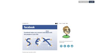 
                            9. Ryan Selvy Comics - Facebook login map spells out SEX! (credit)