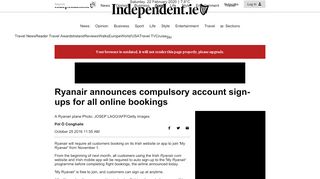 
                            9. Ryanair announces compulsory account sign-ups for all online ...
