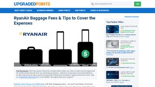 
                            11. RyanAir Baggage Fees & Tips To Cover The Expenses [2019]
