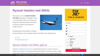 
                            5. Ryanair betalen met iDEAL - Alles Zonder Creditcard