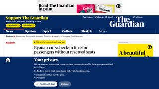 
                            12. Ryanair cuts check-in time for passengers without reserved seats ...