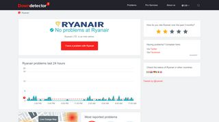 
                            10. Ryanair down? Current outages and problems. | Downdetector