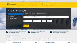 
                            6. Ryanair Flights | Book Ryanair Airfare Deals | Expedia