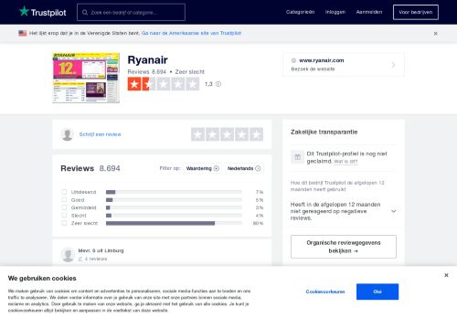 
                            10. Ryanair reviews| Lees klantreviews over www.ryanair.com - Trustpilot