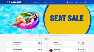 
                            4. Ryanair sales & flight deals | Official Ryanair website