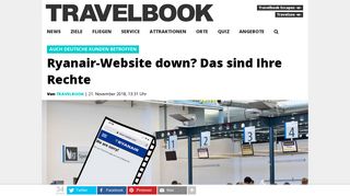 
                            5. Ryanair-Website lahmgelegt: Online-Check-in nicht möglich ...