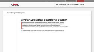 
                            2. Ryder Integrated Logistics