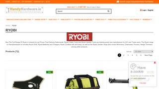 
                            13. Ryobi Tools from HandyHardware. Ryobi for sale in Ireland online now