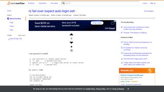 
                            11. rz fail over expect auto login ssh - Stack Overflow