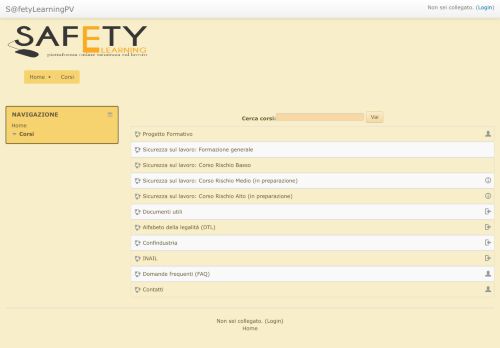 
                            7. S@fetyLearningPV: Tutti i corsi