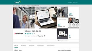 
                            11. S Broker AG & Co. KG als Arbeitgeber | XING Unternehmen