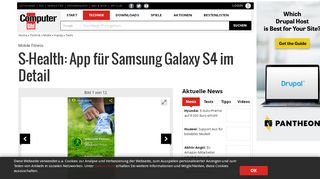 
                            10. S-Health: App für Samsung Galaxy S4 im Detail - Computer Bild