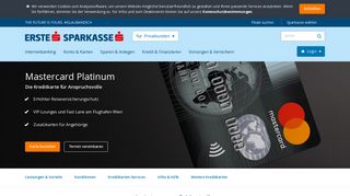 
                            12. s Mastercard Platinum mit erhöhtem Versicherungsschutz | Erste Bank ...