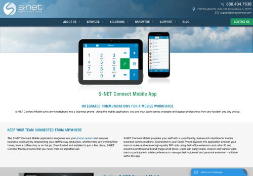 
                            7. S-NET Connect Mobile App - S-NET is Chicago's Complete Cloud ...