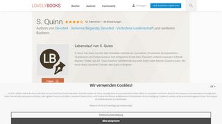 
                            13. S. Quinn: Lebenslauf, Bücher und Rezensionen bei LovelyBooks
