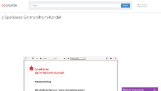 
                            12. s Sparkasse Germersheim-Kandel - PDF - DocPlayer.org