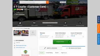 
                            6. S T Courier (Customer Care) in Chennai - Justdial