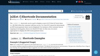 
                            7. [s2Eot /] Shortcode Documentation | s2Member®