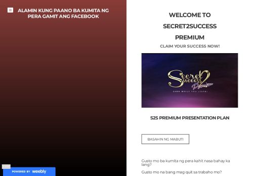 
                            4. S2S Premium - ALAMIN KUNG PAANO BA KUMITA NG PERA GAMIT ...