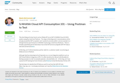 
                            2. S/4HANA Cloud API Consumption 101 – Using Postman to Test | SAP ...