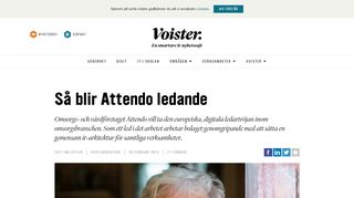 
                            13. Så blir Attendo ledande - Voister