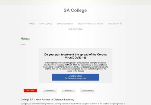 
                            4. SA College | Home