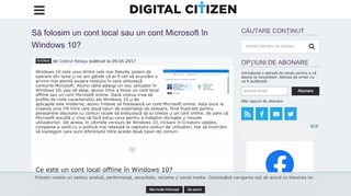 
                            7. Să folosim un cont local sau un cont Microsoft în Windows 10? | Digital ...