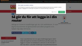 
                            8. Så gör du för att logga in i din router - PC för Alla