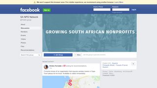 
                            6. SA NPO Network Public Group | Facebook