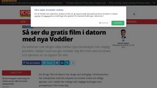 
                            1. Så ser du gratis film i datorn med nya Voddler - PC för Alla