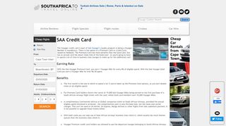 
                            8. SAA Credit Card | South African Airways | Voyager