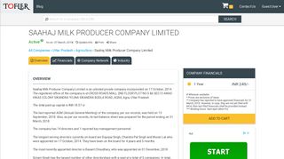 
                            12. Saahaj Milk Producer Company Limited - Financial Reports ... - Tofler