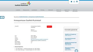 
                            6. Saalfeld-Rudolstadt - Kreissparkasse Saalfeld-Rudolstadt