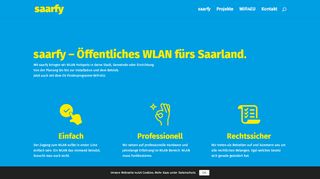 
                            1. saarfy - Öffentliches WLAN fürs Saarland.