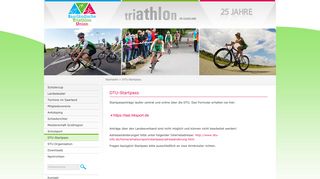 
                            9. Saarländische Triathlon Union | DTU-Startpass