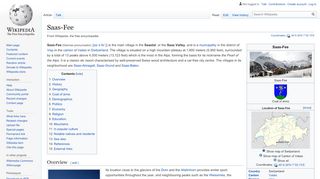 
                            9. Saas-Fee — Wikipédia