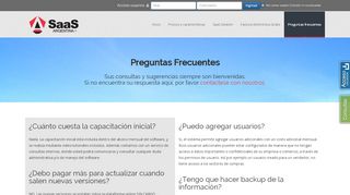 
                            6. SaaS Gestión Online. Consultas frecuentes. - SaaS Argentina