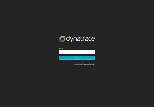 
                            1. SaaS login - Dynatrace