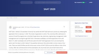 
                            4. SAAT 2019 – Exam Dates, Application (Released), Pattern, ...